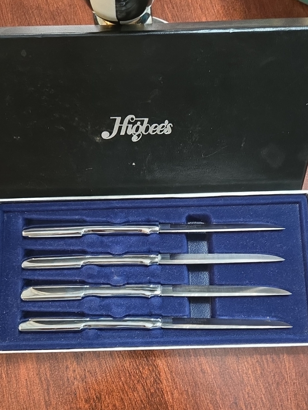 Higbee's Stainless Steel Steak Knife Set - Silver